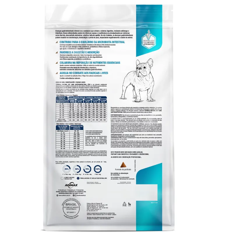 Ração Formula Natural Vet Care para Cães Gastro Intestinal 2 Kg