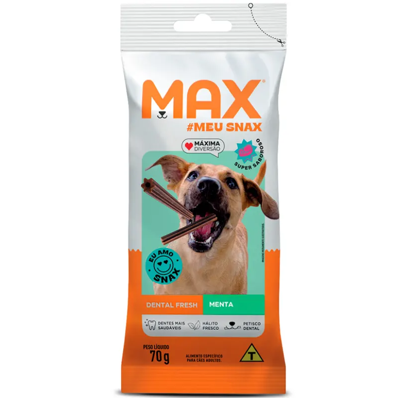Snack Max Dental para Cães Fresh 70 g