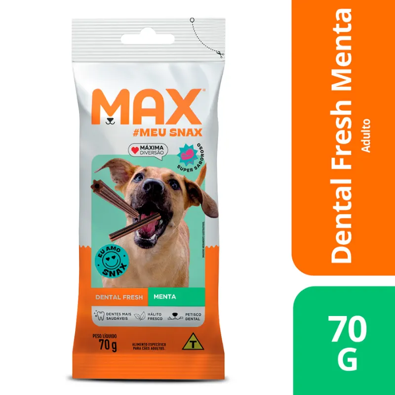 Snack Max Dental para Cães Fresh 70 g