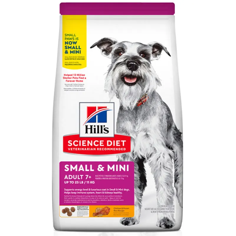 Ração Hill´s Cães 7+ Mini e Pequeno 2,04 Kg