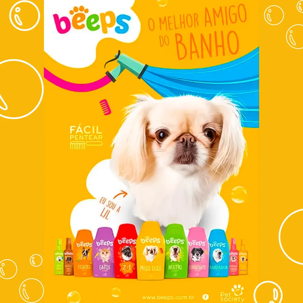 Condicionador Beeps Estopinha Hidratante Cães e Gatos 480ml