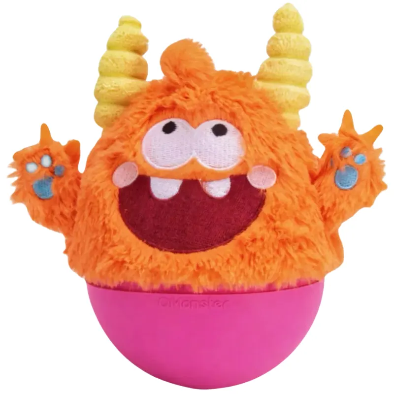 Brinquedo Q Monster Little Monster João Bobo Laranja