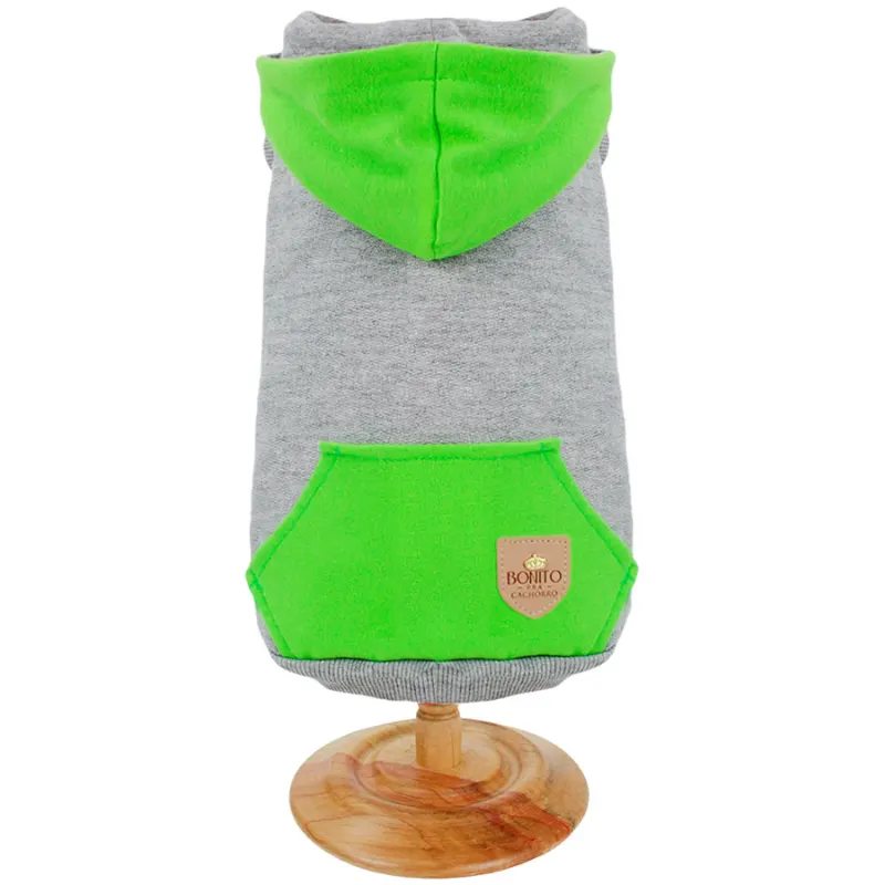 Casaco Moletom Verde Bonito pra Cachorro