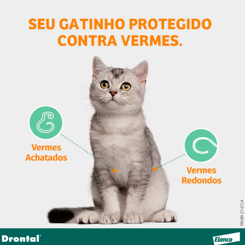 Vermífugo Drontal para Gatos Spot-On 1,12 ml