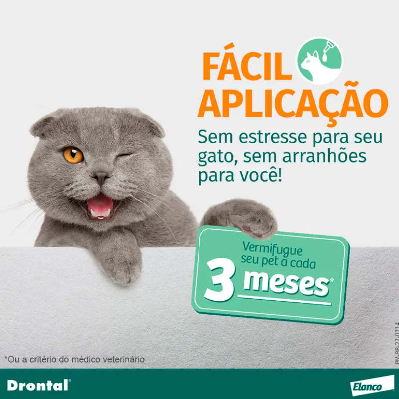 Vermífugo Drontal para Gatos Spot-On 1,12 ml