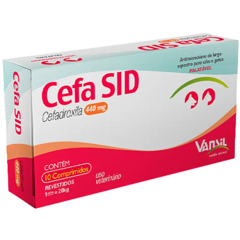 Medicamento Cefa Sid 440mg com 10 comprimidos