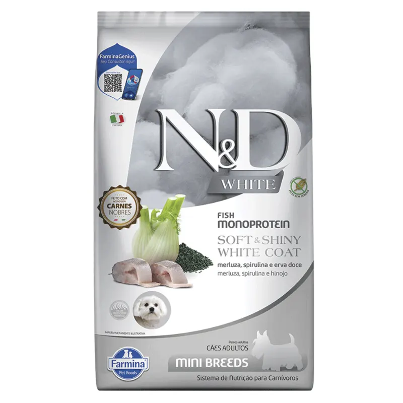 Ração N&D White Cães Adultos Mini 2 kg