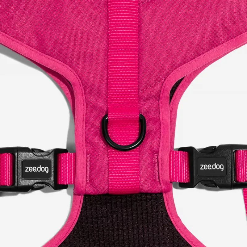 Peitoral Zee.Dog Mesh Plus Pink Led PP
