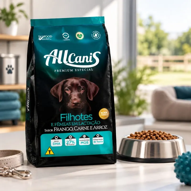 Ração Allcanis para Cães Filhotes 2,5 Kg