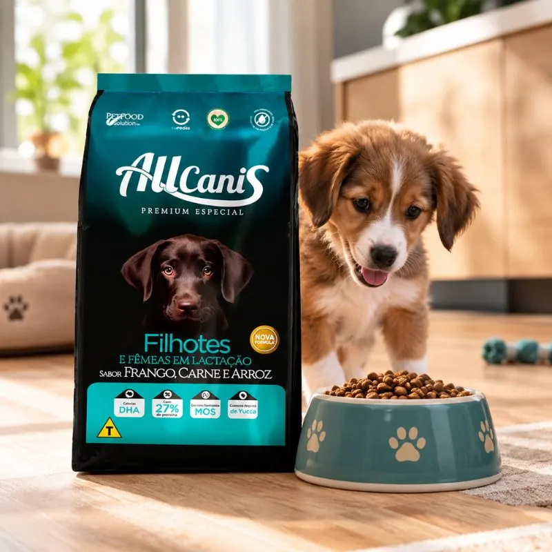 Ração Allcanis para Cães Filhotes 2,5 Kg