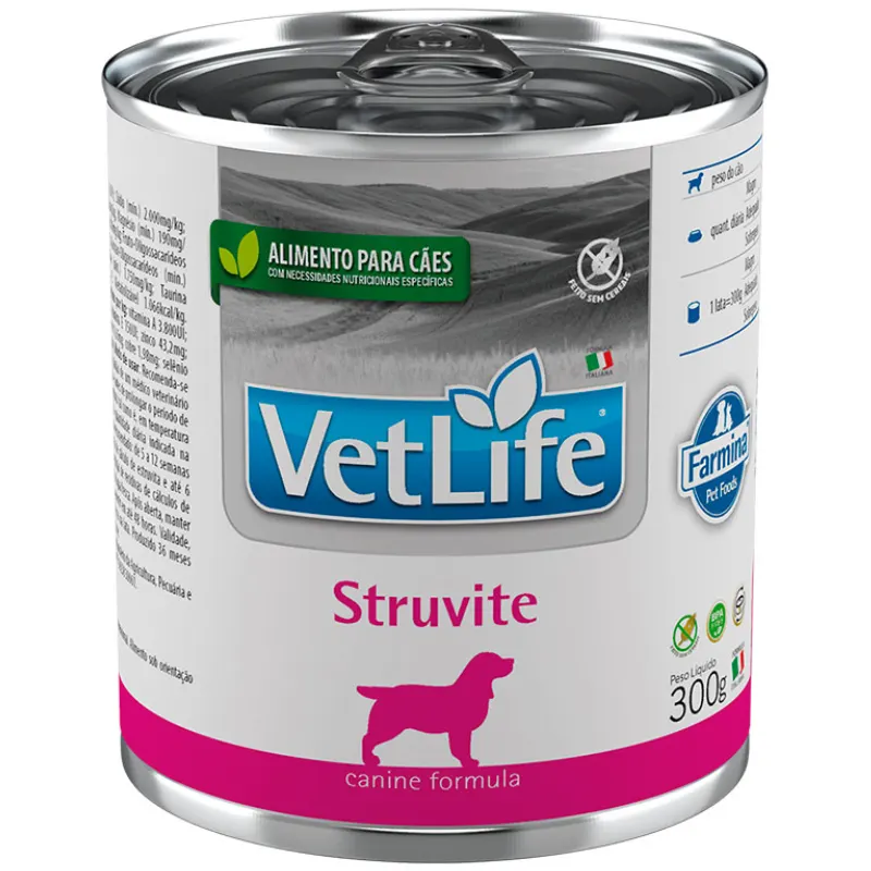 Ração Úmida Vet Life Cães Struvite 300 g