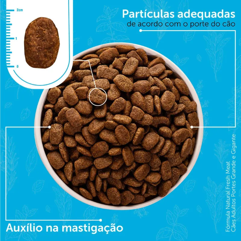 Ração Fórmula Natural Fresh Meat Cães Adultos  Grande e Gigante Sabor Frango 12 kg