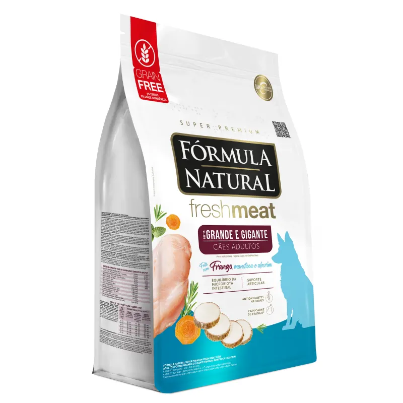 Ração Fórmula Natural Fresh Meat Cães Adultos  Grande e Gigante Sabor Frango 12 kg