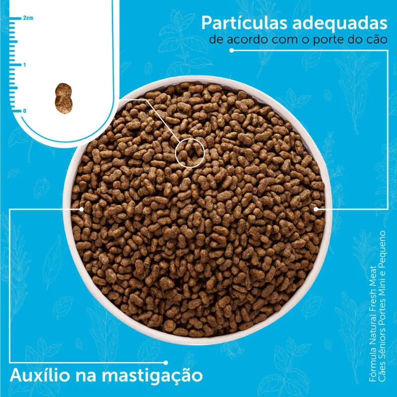 Ração Fórmula Natural Fresh Meat para Cães Sênior de Pequeno Porte Sabor Frango 10,1 Kg