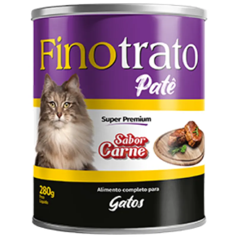 Pate Finotrato Sabor Carne para Gatos 280 g