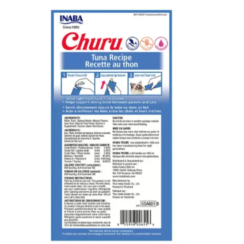 Snack Purê Churu Sabor Atum 56 g