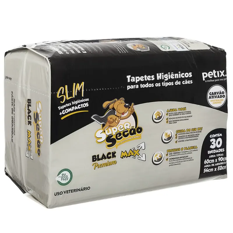 Tapete Higiênico Super Secão Black Slim