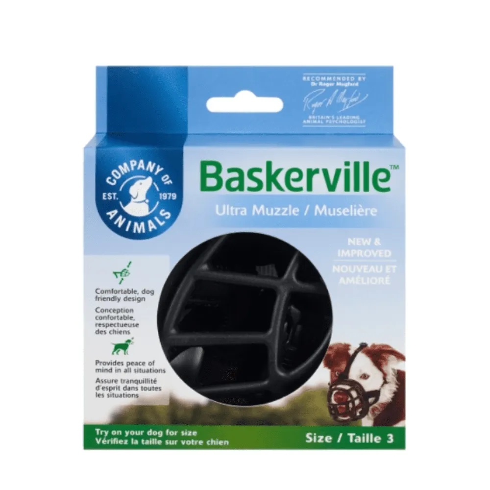 Focinheira Baskerville Ajustável Para Cães Tam.5 - XG