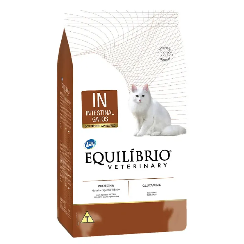 Ração Equilíbrio Veterinary IN Intestinal Gatos Adultos