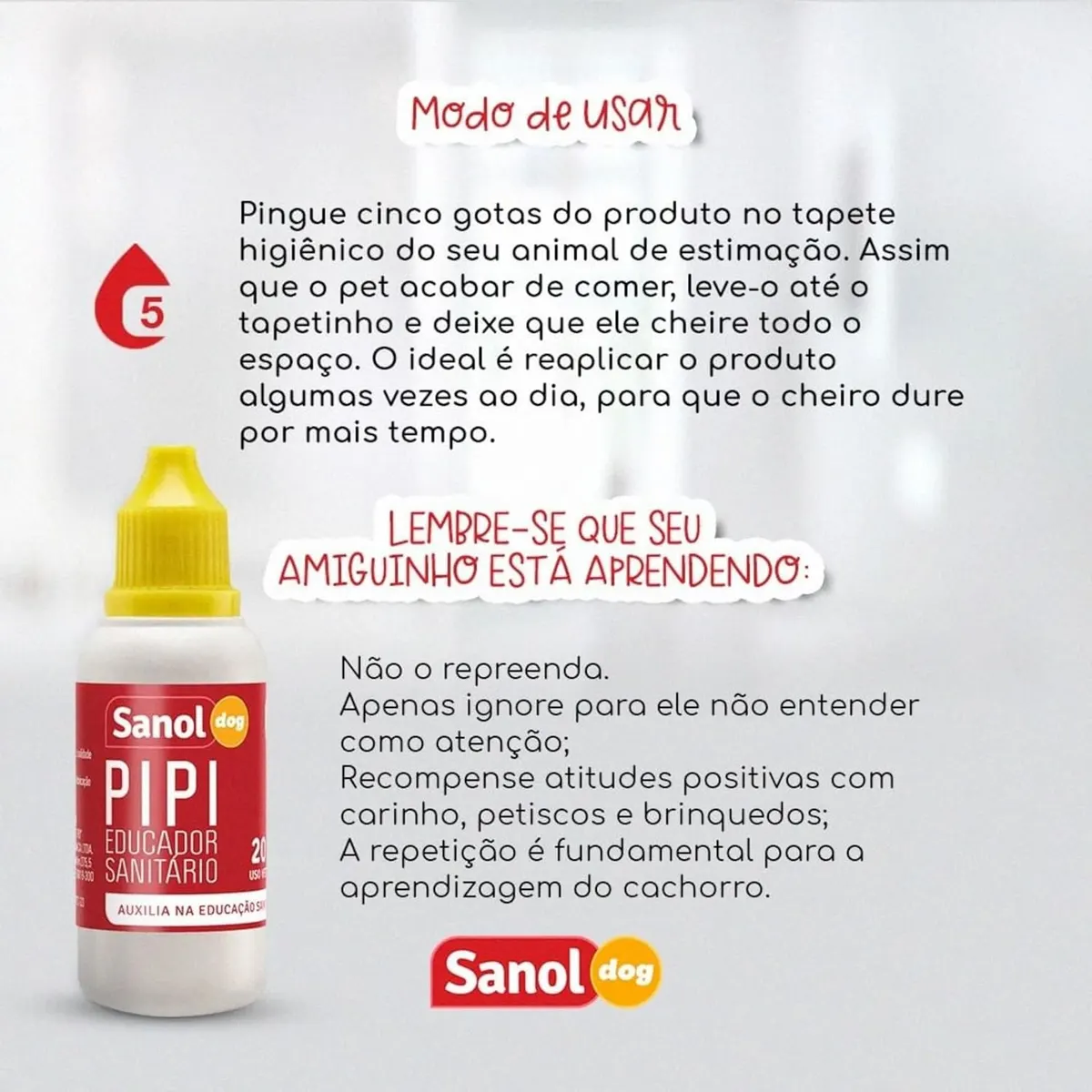 Educador Sanitário Pipi Sanol Dog 20 Ml