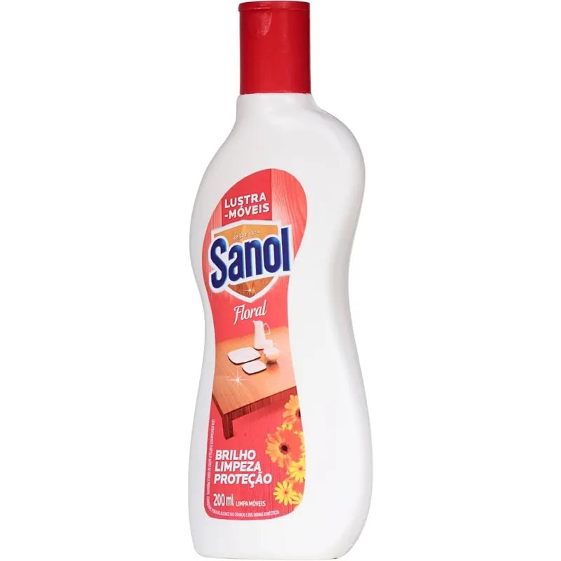 Lustra Moveis Sanol Floral 200 ml