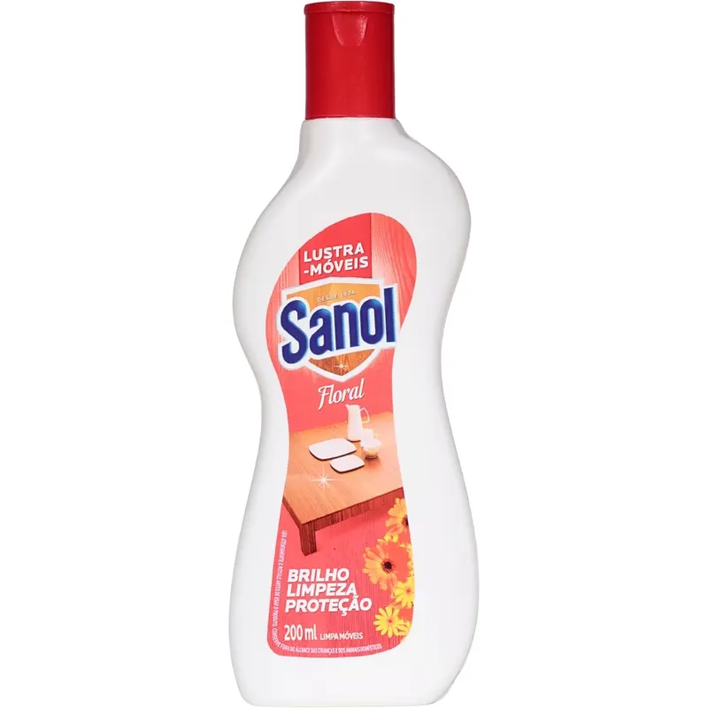 Lustra Moveis Sanol Floral 200 ml