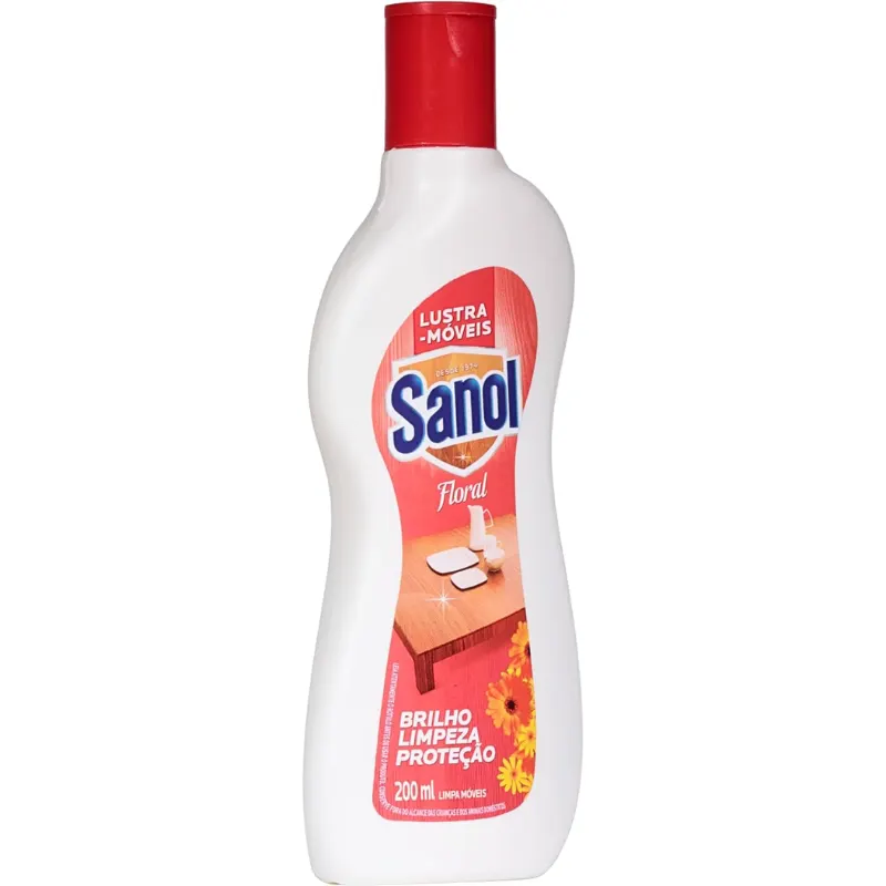 Lustra Moveis Sanol Floral 200 ml
