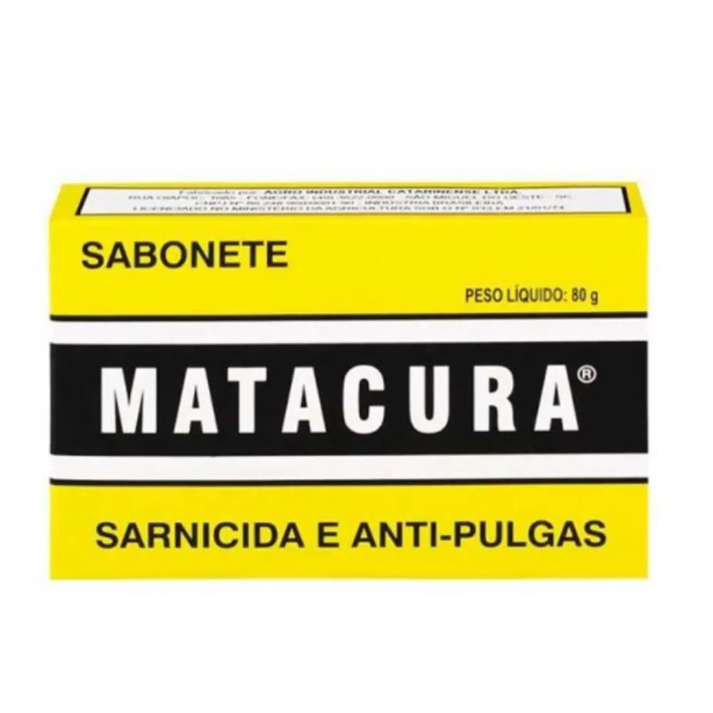 Sabonete Matacura - Sarnicida E Antipulgas- 80g