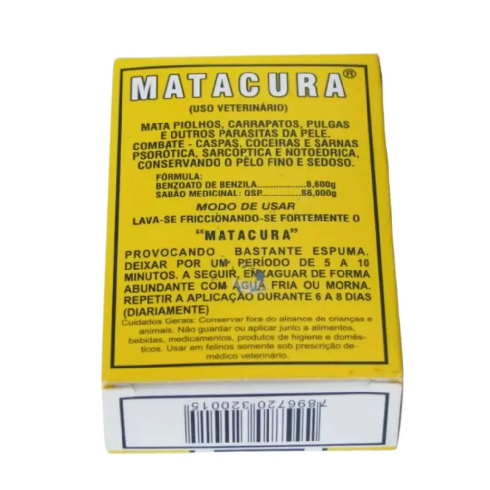 Sabonete Matacura - Sarnicida E Antipulgas- 80g