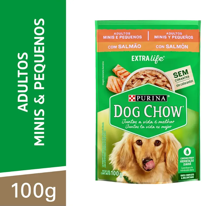 Dog Chow Sachê Para Cães Adultos Raças Pequenas  2 Unidades 200 g