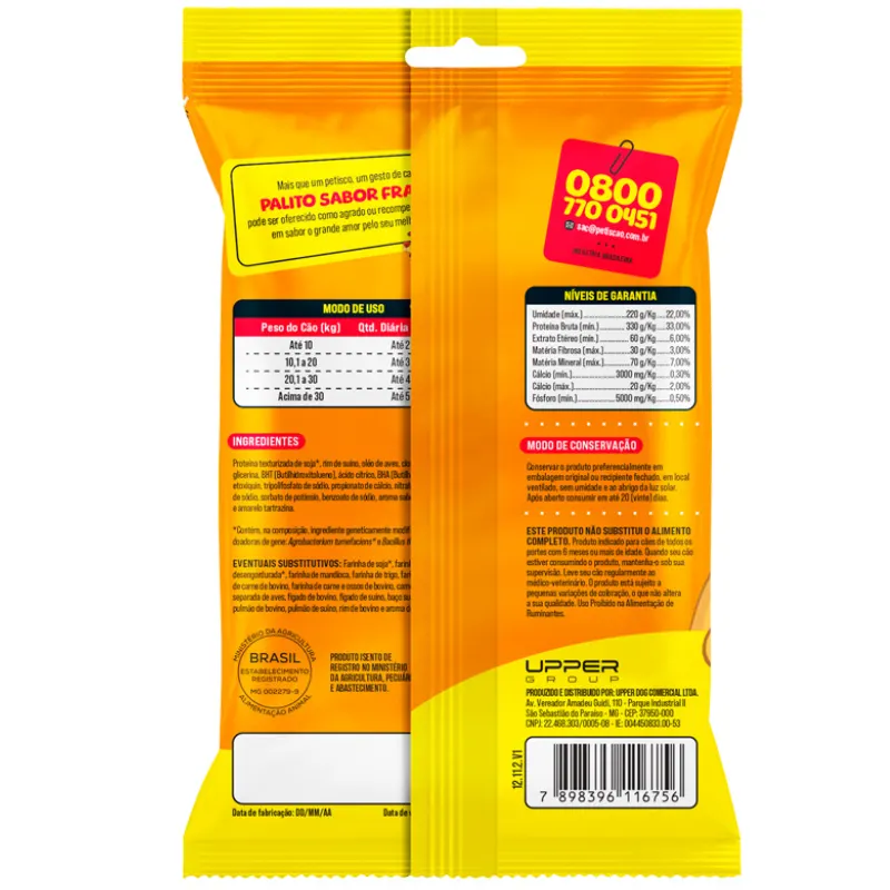 Petiscão  Palito Mastigavel Frango 60 g