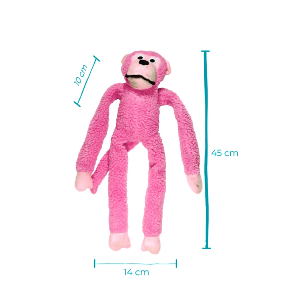 Pelúcia Macaco Limited Jambo Rosa Único
