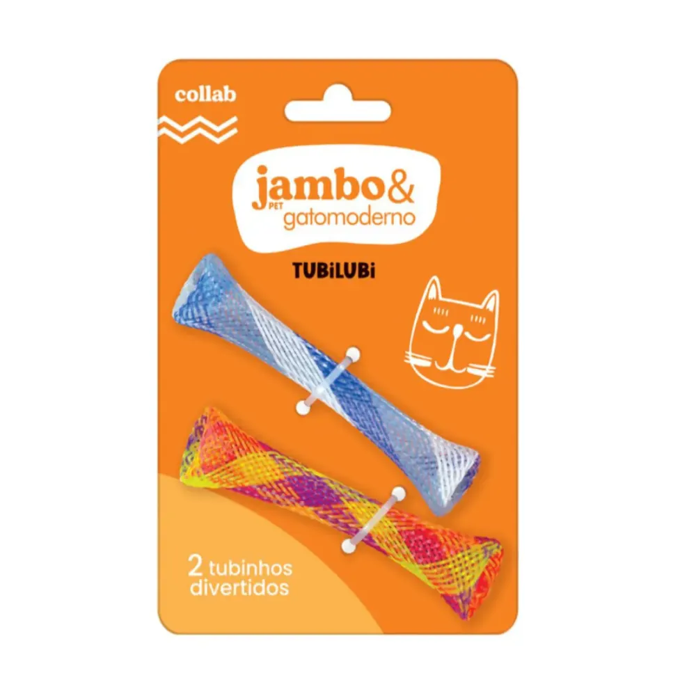 Brinquedo Jambo Gato Moderno Spring com 2 peças
