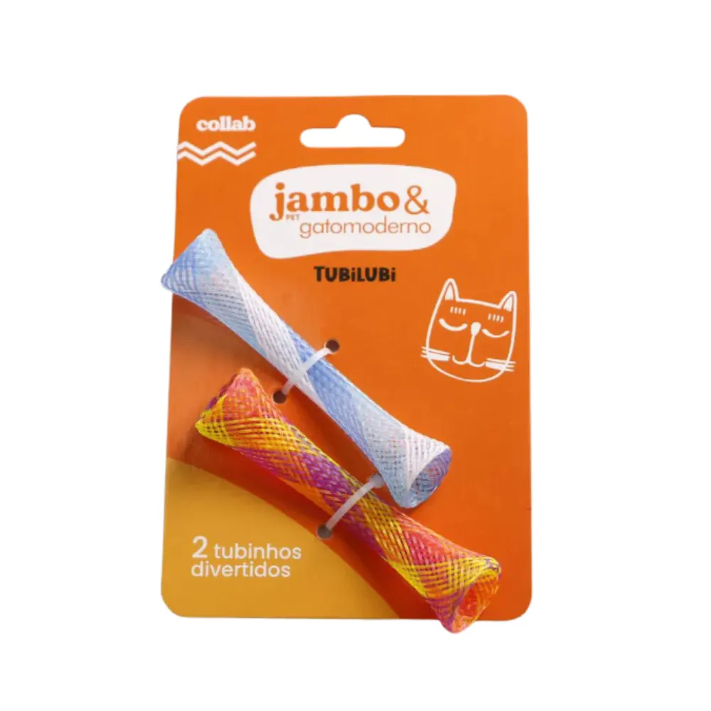 Brinquedo Jambo Gato Moderno Spring com 2 peças