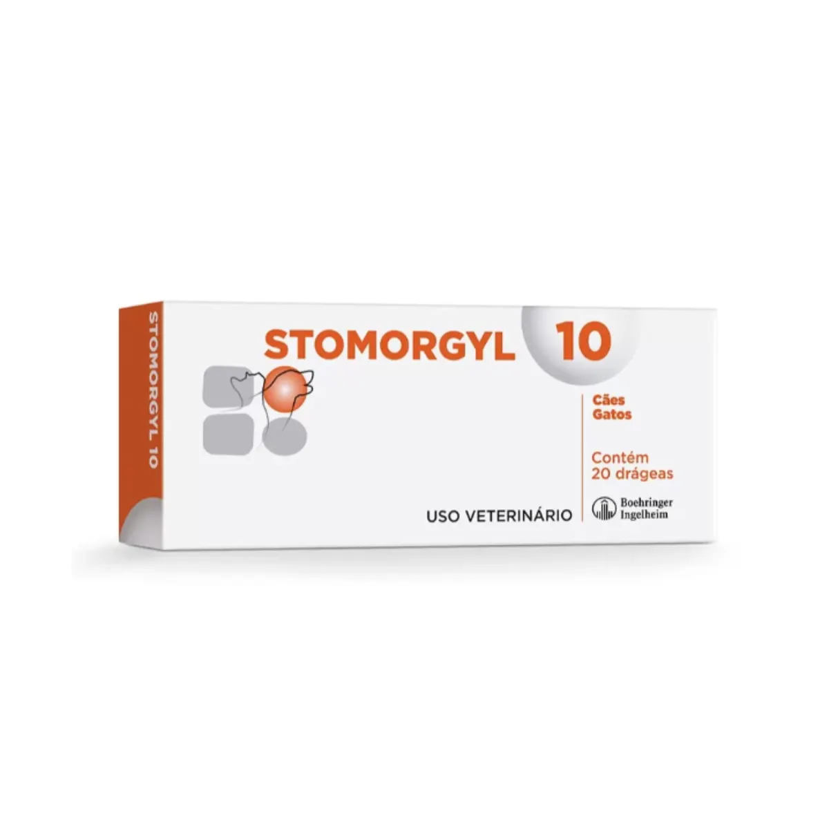 Stomorgyl 10 Antibiótico - 20 comprimidos