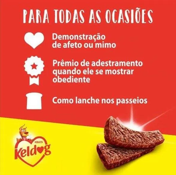 Bifinho Kelco Keldog Churrasco 60g