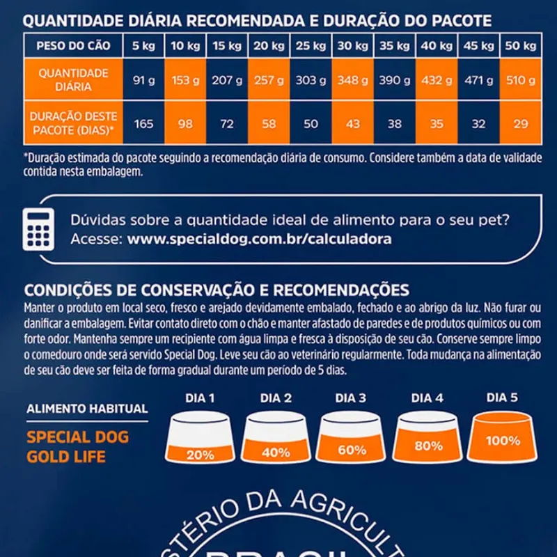 Special Dog Gold Life Adultos Carne e Frango 15 Kg