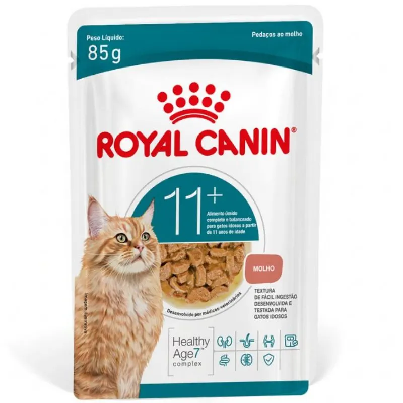 Ração Úmida Royal Canin Ageing 11+ para Gatos Sênior 85 g