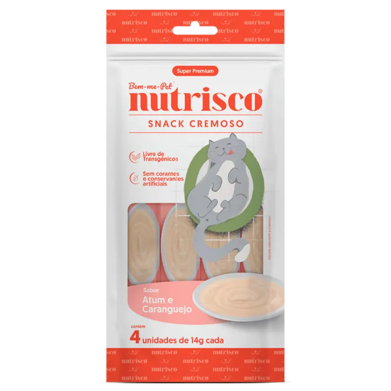 Snack Cremoso Nutrisco 56 g Atum e Caranguejo
