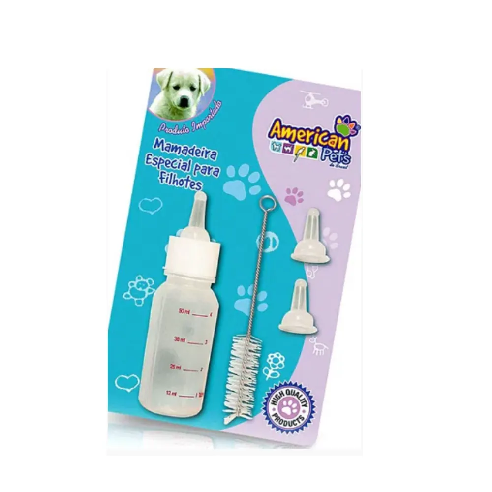 Kit Mamadeira Especial Para Filhotes Cães e Gatos