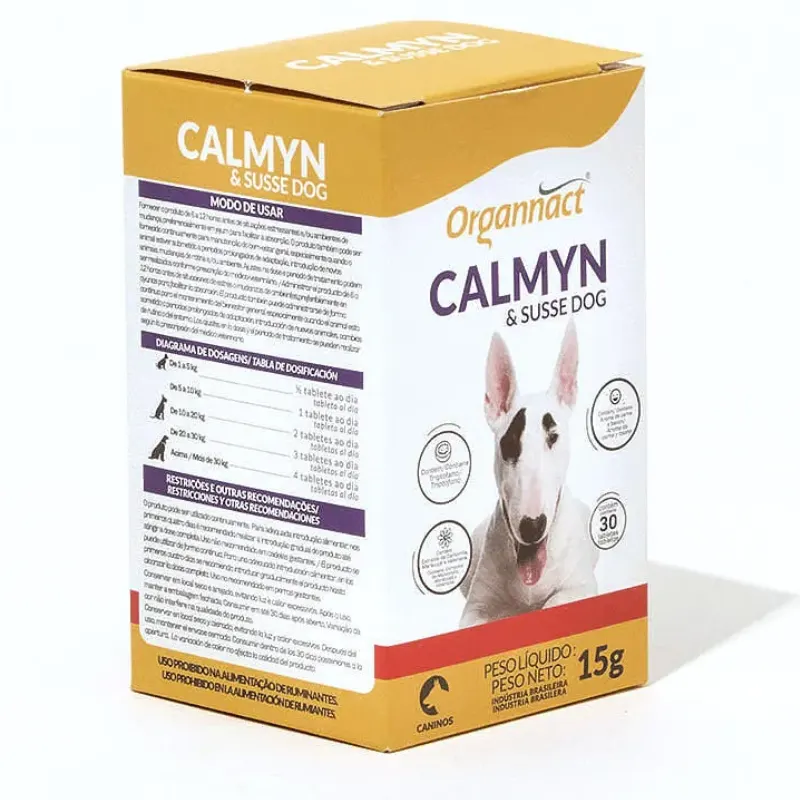 Calmyn e Susse Dog Suplemento Organnact 15 g