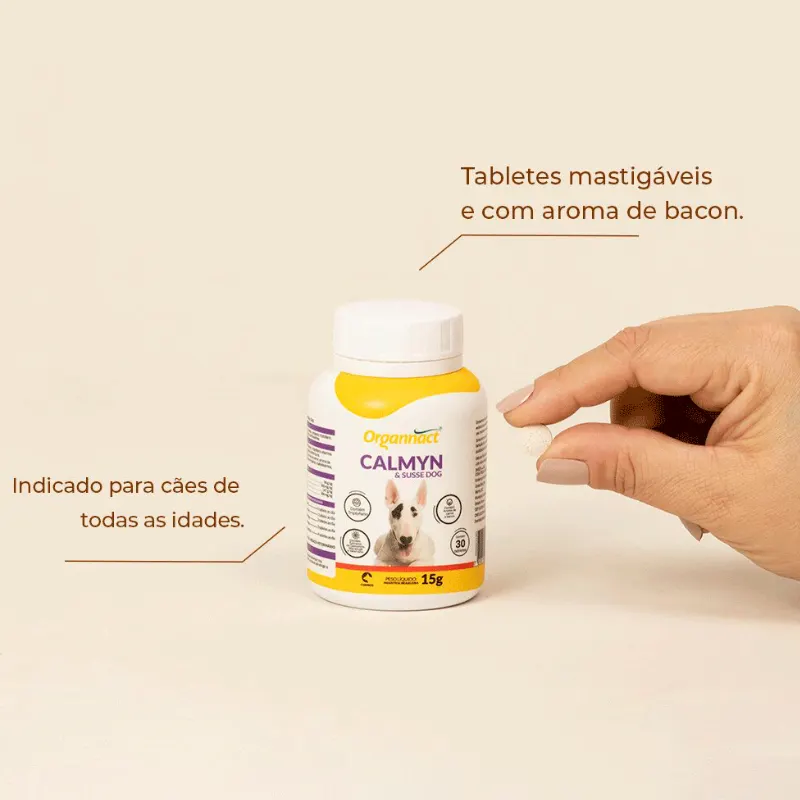 Calmyn e Susse Dog Suplemento Organnact 15 g
