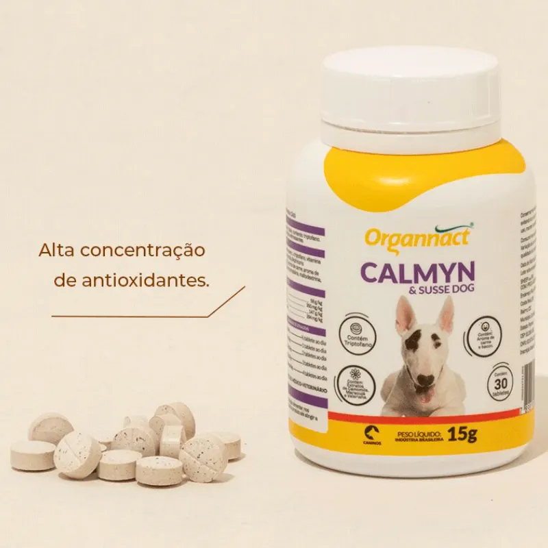 Calmyn e Susse Dog Suplemento Organnact 15 g