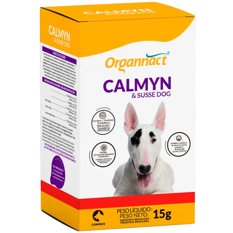 Calmyn e Susse Dog Suplemento Organnact 15 g