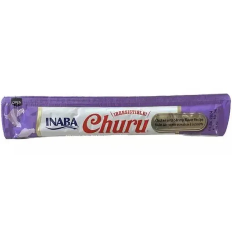 Purê Churu Galinha e Camarão para Gatos 56g