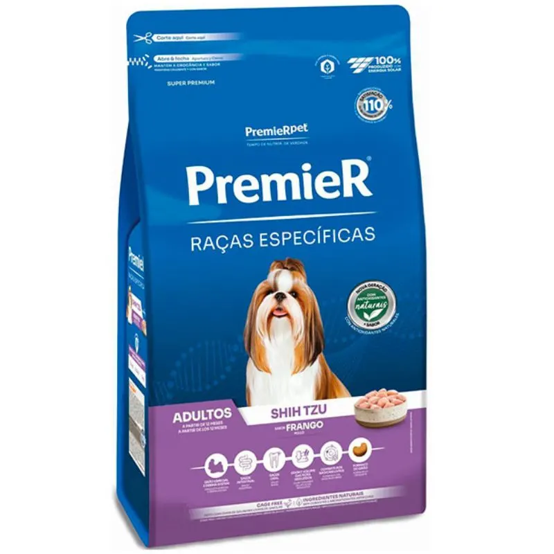 Ração Premier Raças Específicas Cães Adultos Shih Tzu