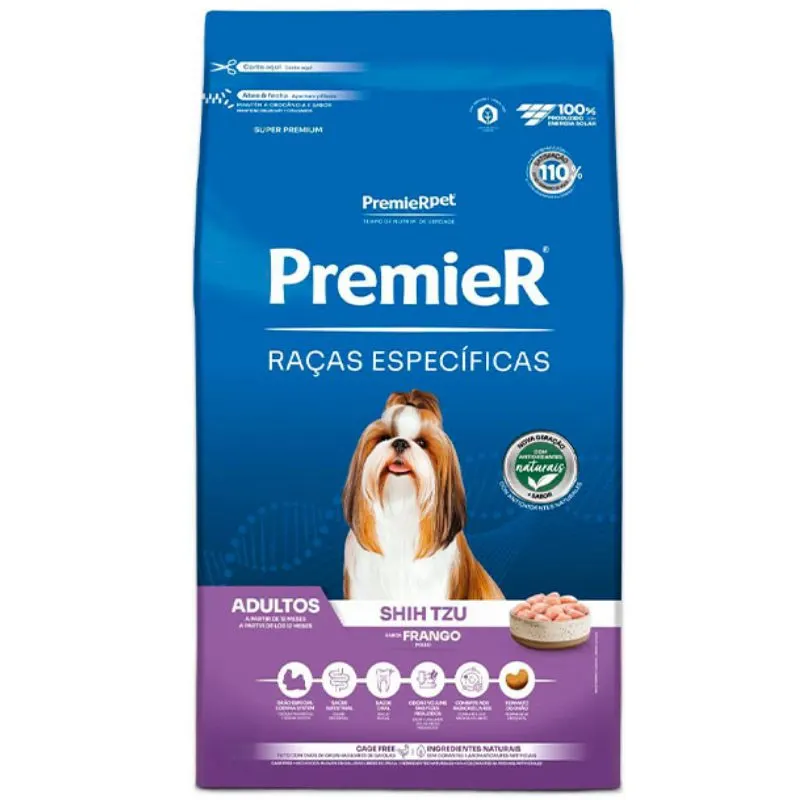 Ração Premier Raças Específicas Cães Adultos Shih Tzu