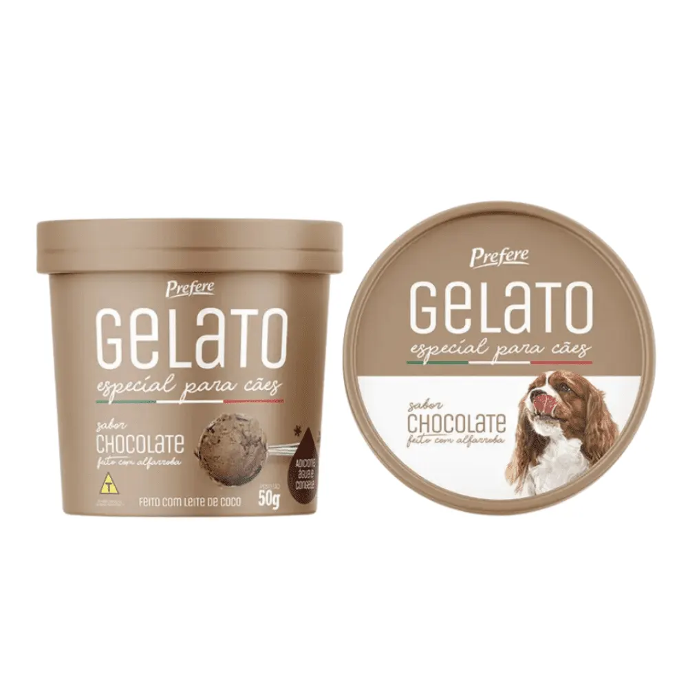 Gelato para Cães Chocolate Prefere 50g