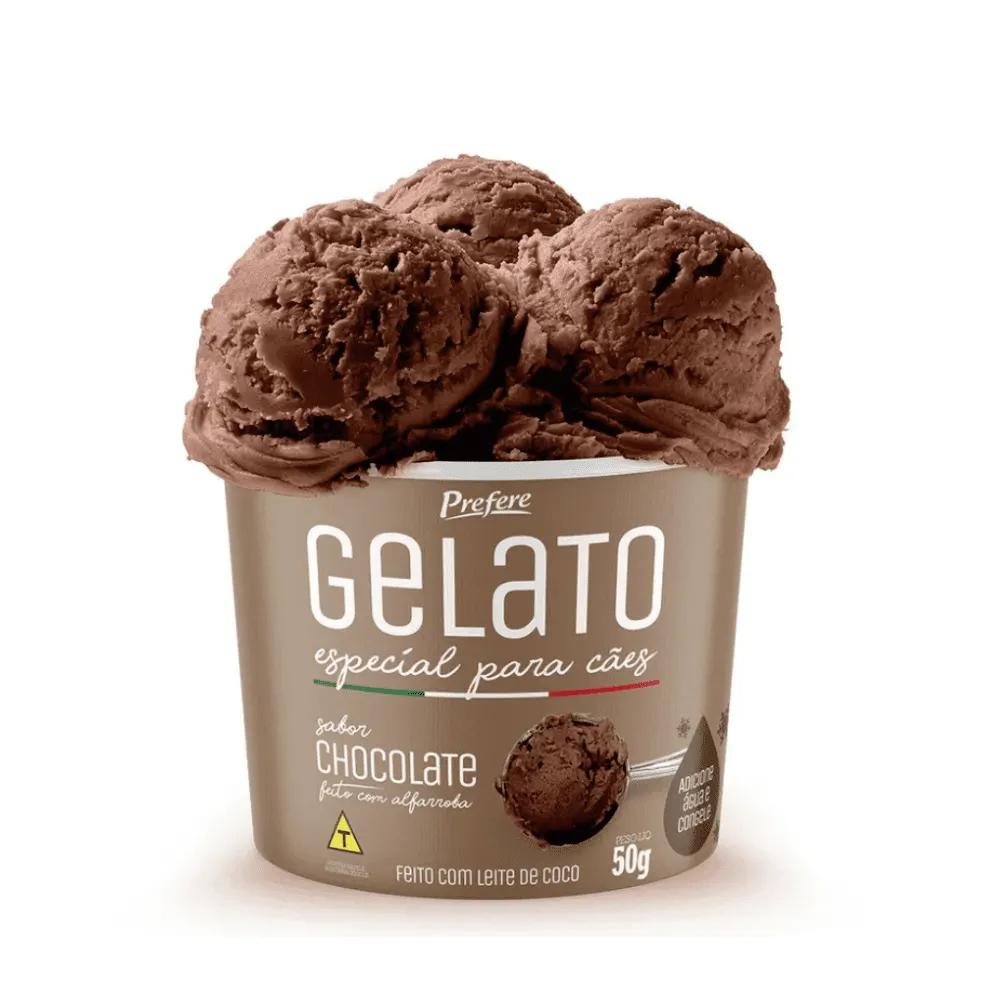 Gelato para Cães Chocolate Prefere 50g