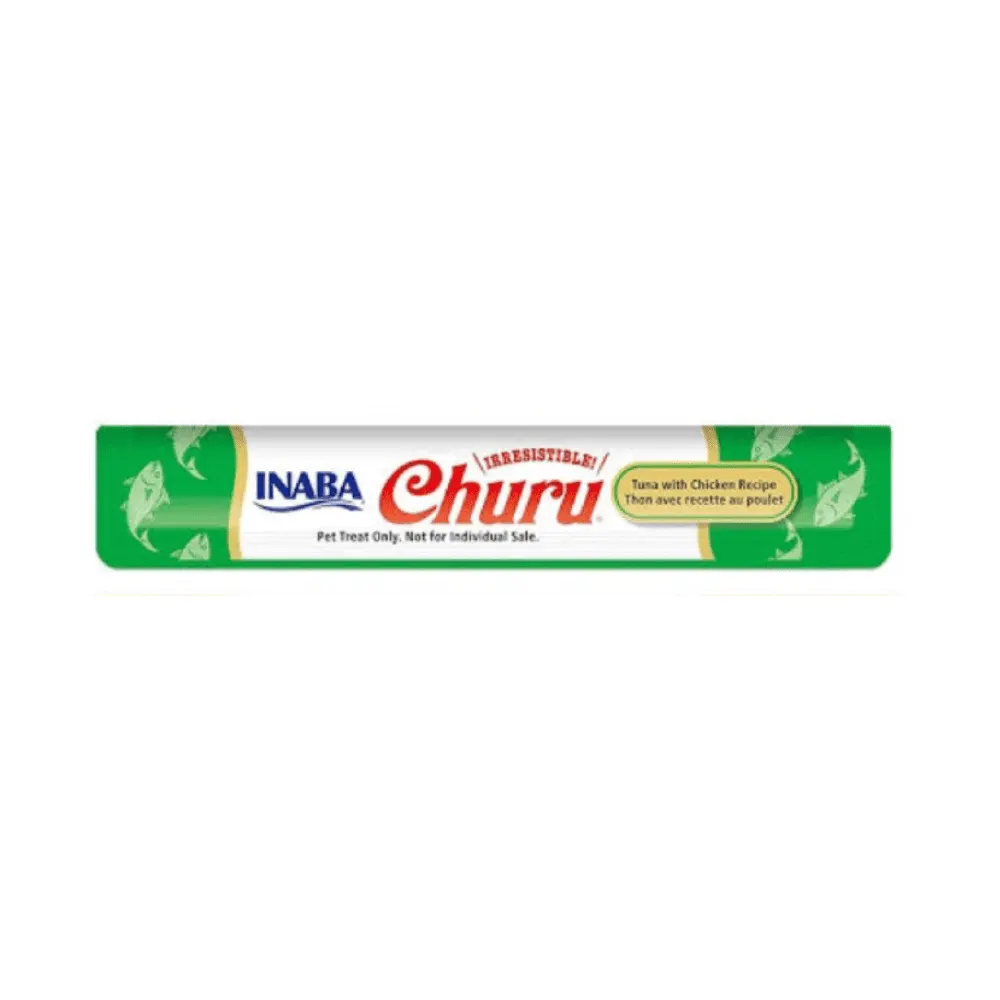 Petisco Patê Churu Gatos Sabor Atum/Frango- Tubo avulso 14g